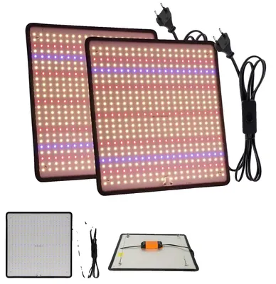 Obrázek produktu pro LED světlo pro rostliny, plnospektrální, energeticky úsporné, 2 kusy