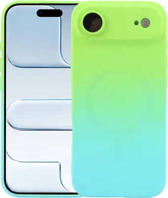 Image de Housse silicone MagSafe pour Apple iPhone 17 Air avec dégradé & protection de la lentille Housse de téléphone portable