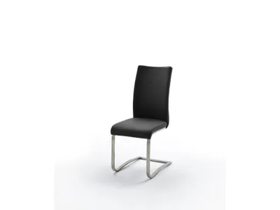Produktbild von 2x Schwinger Arco I schwarz Füsse Edelstahl Freischwinger