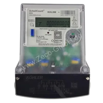 Produktbild von Drehstromzähler EZZ3 für Zählerkreuz, Zählerkreuzmontage Zählertafel, 100A, MID geeicht, Schellcount