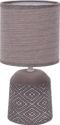 Produktbild von Luxus - Tischlampe Vienna - Braun - H30xØ15 - Armatur E14 - Keramik