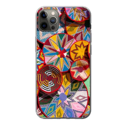 Produktbild von MuchoWow® Handyhülle Schutzhülle Hülle für iPhone 13 Pro Max Kreis - Muster - Farben Silikon Softcase Handy Hülle - Mobiltelefon