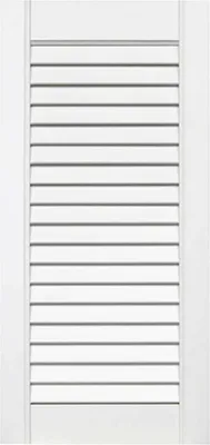 Produktbild von ben+camilla.com offene Lamellentür 61,5x29,4cm weiß PREMIUM LACKIERT Massivholz Kiefer