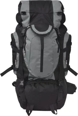 Produktbild von vidaXL Wanderrucksack XXL 75 L Schwarz und Grau