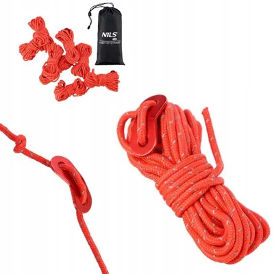 Produktbild von Nils Camp NC1751 Set 8 Abspannleinen für Zelte