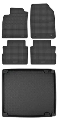 Immagine prodotto di Tappetini gomma SolidTread + bagagliaio per Opel Vectra C 2003-2008 5 pezzi