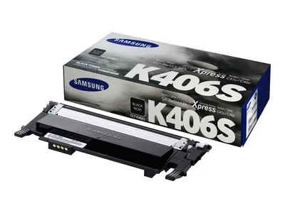 Obrázok produktu pre Samsung Čierna originálna tonerová kazeta CLT-K406S, 1500 strany, Čierna, 1 kusov