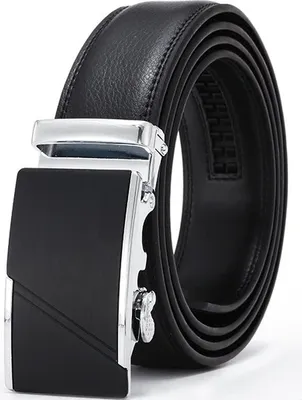 Immagine prodotto di Cintura AN-8681 Nera/Argento - Eleganza e Comfort KP8681