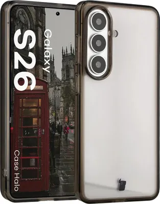 Produktbild von Handyhülle für Galaxy S26, Bizon Case Halo, Getönt-Schwarz