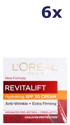 Immagine prodotto di 6x L'Oréal Viso - Crema da giorno Revitalift Classic SPF30 50 ml