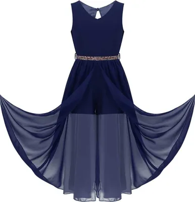 Produktbild von Zauberhaftes Festkleid für Mädchen Gr. 176 Cm Hochzeit, Blumenmädchen, Partys und Festzüge Kleid Abendkleid Strass Gürtel