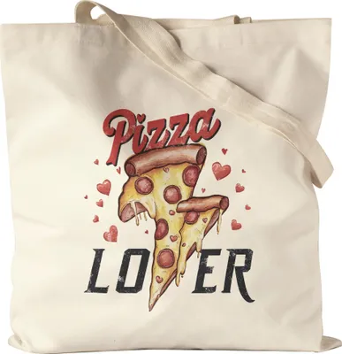 Produktbild von Pizza Lover Tragetasche natur Pizza Pizzabäcker Italien Pizzaliebhaber Pizzeria Pizza baker