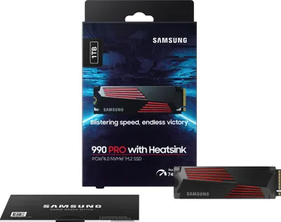 Produktbild von Samsung 990 PRO, 1 TB, M.2, 7450 MB/s