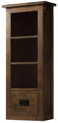 Produktbild von MASSIVMOEBEL24 Hängeschrank Mango 50x26x120 braun lackiert RAILWAY #480