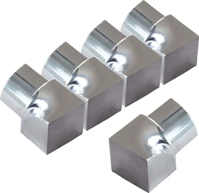 Produktbild von Dalsys 5x Inneneck für Fliesenschiene 10mm Viertelkreisprofil Edelstahl Poliert, Fliesenprofil