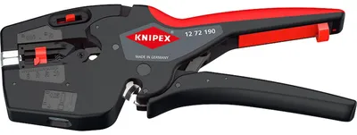 Produktbild von KNIPEX 12 72 190 SB NexStrip Elektriker-Multiwerkzeug mit rutschhemmenden Kunststoff-Hüllen 190 mm
