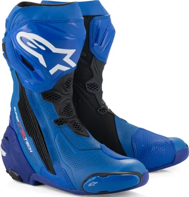 Produktbild von Alpinestars Supertech R Vented Motorradstiefel, blau/schwarz, 43