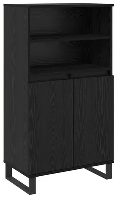 Immagine prodotto di Credenza Nero 60 x 36 x 110 cm Legno multistrato