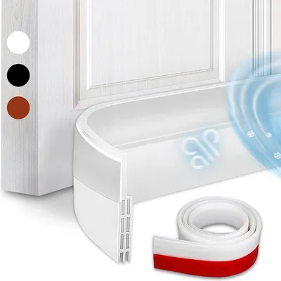 Produktbild von Zugluftstopper für Türen - Schallisolierung und Kälteschutz - Silikon Türdichtung 5 cm x 100 cm