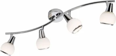 Zdjęcie produktu dla Lampa sufitowa Loris chromowana 4xE14x40W metal wym:14x70x12cm IP20 Reality