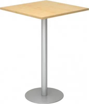 Produktbild von BISTRO H88Q S - System Konferenztisch Ahorn 80 x 80 Silber