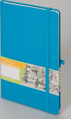 Image de Cahier A5 Romantisme bleu