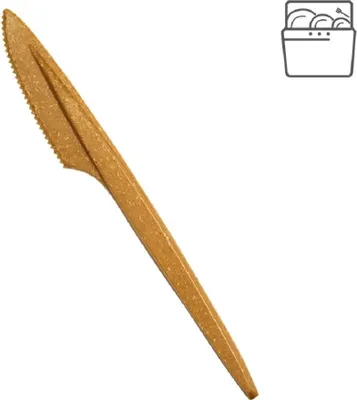 Zdjęcie produktu dla Nóż imprezowy z kompozytu drewno/plastik (WPC) EKO - 20 szt