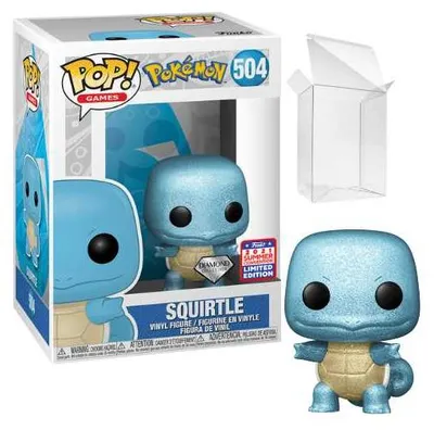 Image de Funko Pop! Games : Pokémon - Carapuce (Diamond) n° 504 (Convention d'été 2021)