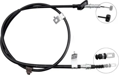 Produktbild von A.B.S. Handbremsseil Seilzug Feststellbremse für HONDA Jazz II Schrägheck (GD, GE3, GE2) Hinten Links K17263