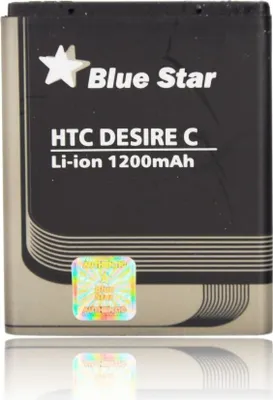 Imagen del producto de Batería de reemplazo Bluestar, compatible con HTC Desire C BA S850, 1200 mAh. Batería de repuesto para teléfono móvil, calidad PREMIUM, modelo 35H00194, BL01100