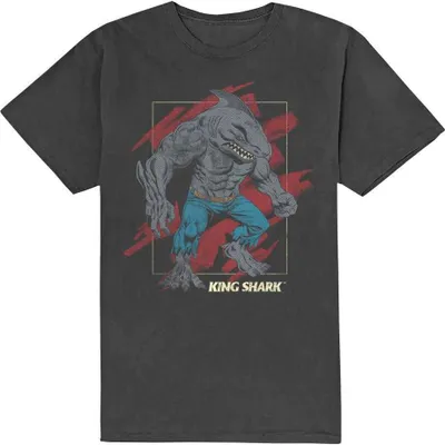 Zdjęcie produktu dla DC Comics | Oficjalna koszulka zespołu | King Shark, średni, szary