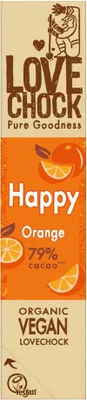 Immagine prodotto di Barretta al cioccolato - Happy Orange 79% di cacao 40 g