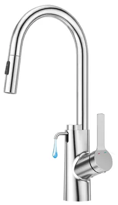 Image de Solidchoice - Robinet de cuisine avec distributeur de savon intégré et douchette extractible