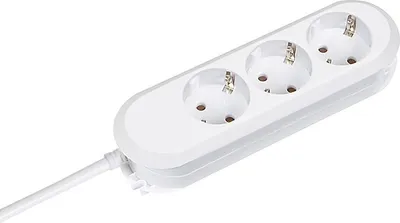Zdjęcie produktu dla Bachmann SMART 3x Schuko 5m, 5 m, Typu F, Plastik, Biały, Plastik, 3 x gniazdo sieciowe