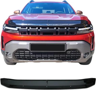 Produktbild von Motorhaube Deflektor Insekten für Dacia Duster mk3 2024-2025 ABS Schwarz