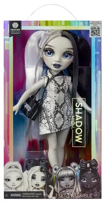 Obrázok produktu pre Rainbow High Shadow High Fashion Doll- Heather (black/white hair), Modelka, Žena, 4 rok / roky, Chlapec / dievča, 279,4 mm, Viacfarebný