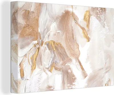 Obrázek produktu pro OneMillionCanvasses® Malba na plátně Nástěnná malba na plátně - Barva - bílá - abstraktní - 150x100cm