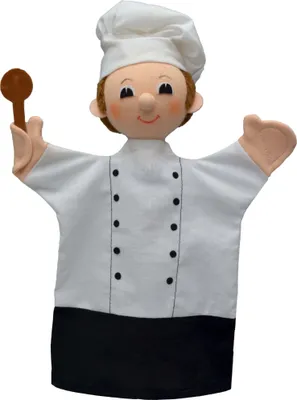 Produktbild von Handpuppe Koch 30 cm Mehrfarbig, 22888A