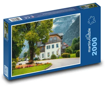 Zdjęcie produktu dla Puzzle 2000 Malowniczy dom na wsi - martinpuzzle