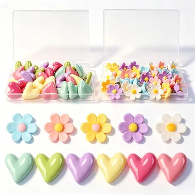 Produktbild von 60 bunte Daumelschrauben mit Aufbewahrungsbox