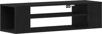 Obrázek produktu pro vidaXL Skříňka pod televizi, černá, vzhled dubu, 100 x 30 x 26,5 cm