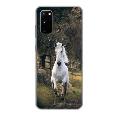 Produktbild von MuchoWow® Handyhülle Schutzhülle Hülle für Samsung Galaxy S20 Pferd - Natur - Schlamm Silikon Softcase Handy Hülle - Bild