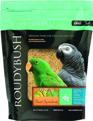 Immagine prodotto di Roudybush Granuli di mantenimento per amazzoni e pappagalli - 0,23 Kg Cibo naturale Roudybush Cibo per pappagalli 0,23 Kg - Granuli per amazzoni e grandi uccelli, cibo sano e naturale al 100%