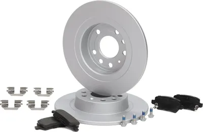 Produktbild von MS 201103390 Bremsensatz, Scheibenbremse Hinterachse für VAUXHALL ZAFIRA Mk II (B) (A05)