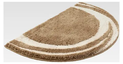 Produktbild von Badteppich Mystic Taupe 45 x 70 cm halbrund