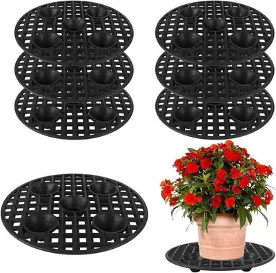 Produktbild von Pflanzstandards - Hochlift - Bodenschutz - Gute Drainage - 30 cm - Schwarz