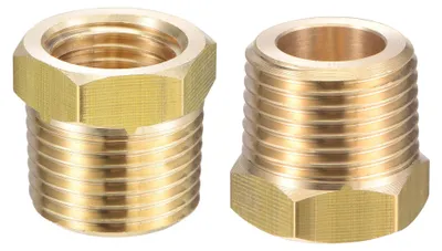Messing Reduzieradapter 3/8" x 1/4" NPT, 2 Stück
