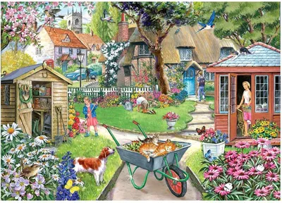 Image de Maison des Puzzles Puzzle Bloomin Lovely 500 XL Teile Blumenmotiv