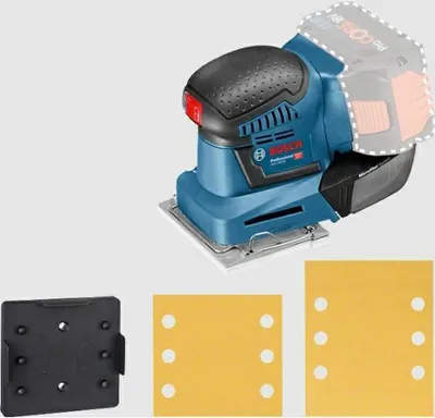 Zdjęcie produktu dla Bosch GSS 18V-10, Rzep, Bateria, 5 Ah, 18 V, 113 mm, 200 mm