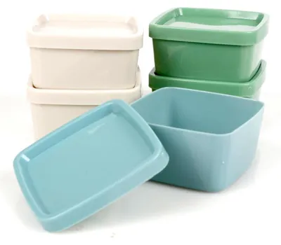 Produktbild von 24x BURI Vorratsdosen 5er Set Deckel Gefäß Box Behälter Aufbewahrung Kekse Reis